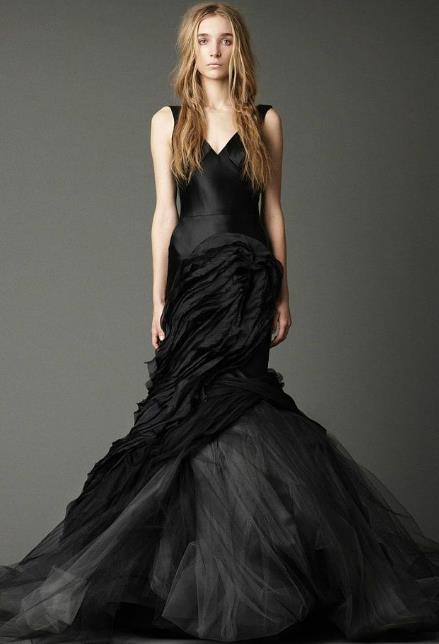 黑色婚纱为什么不吉利，女的穿黑色婚纱的含义